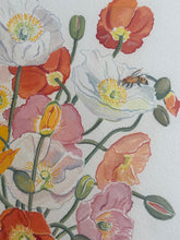 Load image into Gallery viewer, Poppies With Three Bees