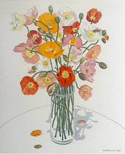 Load image into Gallery viewer, Poppies With Three Bees