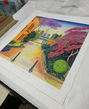 Load image into Gallery viewer, After The Rain, The Walk to Victoria Street - Framed