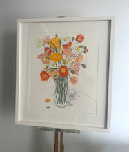 Load image into Gallery viewer, Poppies With Three Bees