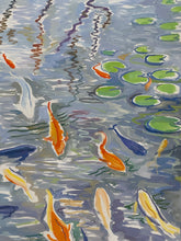 Load image into Gallery viewer, Study for The Koi Pond