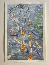 Load image into Gallery viewer, Study for The Koi Pond