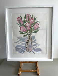 Proteas with shadows