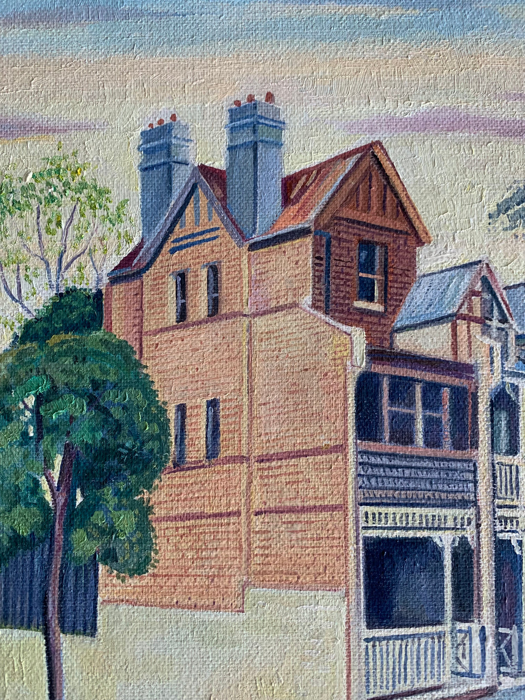 Darlinghurst Corner No 1 Original Framed Oil on canvas